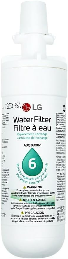LG LT700P Refrigerator Water Filter